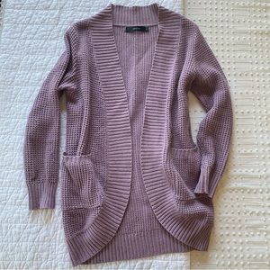 Waffle cardigan